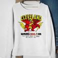 Cleveland Wmms Loo7 Fm For Those About To Rock We Salute You Sweatshirt Gifts for Old Women