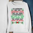 Co Workers Are Like Christmas Funny Christmas Lights Pajamas Men Women Sweatshirt Graphic Print Unisex Gifts for Old Women