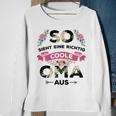 Coole Oma Sweatshirt, So Sieht Eine Richtige Oma Aus Design für Großmütter Geschenke für alte Frauen