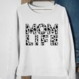 Cow Print Farm Life Mom Life Mama Mothers Day Mothers Day Sweatshirt Gifts for Old Women