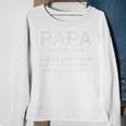 Definition Of Papa Gift For Fathers Day Sweatshirt Gifts for Old Women