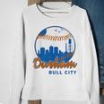 Durham Baseball Skyline Classic Bull City North Carolina Sweatshirt Gifts for Old Women