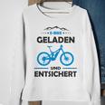 E-Mtb Geladen Und Entsichert E-Bike Sweatshirt Geschenke für alte Frauen