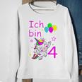 Einhorn Sweatshirt für Mädchen 4 Jahre, Zauberhaftes Einhorn-Motiv Geschenke für alte Frauen