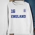 England Soccer Jersey Number Sixn British Flag Futebol Men Women Sweatshirt Graphic Print Unisex Gifts for Old Women