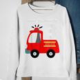Fire Fighter Truck 3 Year Old Birthday | 3Th Bday Sweatshirt Gifts for Old Women
