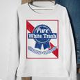 Funny Redneck Pure White Trash Sweatshirt Gifts for Old Women