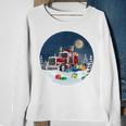 Gift For Trucker - Porcelain Ornament - Circle Sweatshirt Gifts for Old Women