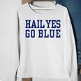 Hail Yes Go Blue Sweatshirt Gifts for Old Women