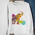 Happy Holi Colors India Hindu Spring Elephant Holi Sweatshirt Gifts for Old Women