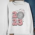 Happy New Year Nurse Crew Groovy Disco New Years Eve 2023 Sweatshirt Gifts for Old Women