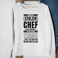 Ich Bin Stolzer Chef Eines Ungeheuer Fantastischen Teams Job Sweatshirt Geschenke für alte Frauen