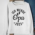 Ich werde Opa 2023 Herren Sweatshirt, Humorvoll für werdende Großväter Geschenke für alte Frauen