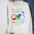 I’M A Proud Daughter Of My Wonderful Mom And Dad In Heaven Sweatshirt Gifts for Old Women