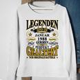 Legenden Sind Im Januar 1988 Geboren 35 Geburtstag Lustig Sweatshirt Geschenke für alte Frauen