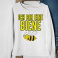 Lustiges Bienen-Motiv Sweatshirt Ich bin eine Biene in Weiß für Imker Geschenke für alte Frauen