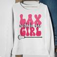 Lustiges Mädchen Lacrosse Lax Girl Sweatshirt Geschenke für alte Frauen