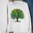 Mardi Gras Watercolor Mardi Gras Bead Tree Party Costume Sweatshirt Gifts for Old Women