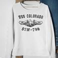 Mens Uss Colorado Ssn-788 Attack Submarine Badge Vintage Sweatshirt Gifts for Old Women