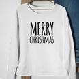 Merry Christmas Weihnachts Spruch Dekoration Damen Herren Sweatshirt Geschenke für alte Frauen