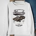 Muscle Car Club Sweatshirt Gifts for Old Women
