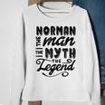 Norman The Man Myth Legend Gift Ideas Men Name Gift For Mens Sweatshirt Gifts for Old Women
