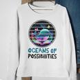 Oceans Of Possibilities Summer Reading 2023 Retro Vintage Sweatshirt Gifts for Old Women
