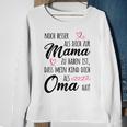 Omi Besser als Mama Sweatshirt, Lustiges Oma Großmutter Tee Geschenke für alte Frauen