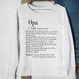 Opa Definition Sweatshirt, Herren Spruch für Großvater Geschenke für alte Frauen