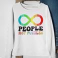 People Not Puzzles Autism Awareness Neurodiversity Inclusion Sweatshirt Gifts for Old Women