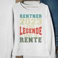 Rentner 2023 Rente Spruch Retro Vintage V2 Sweatshirt Geschenke für alte Frauen