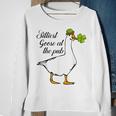 Silliest Goose At The Pub St Patricks Day Goose Meme Sweatshirt Gifts for Old Women