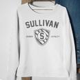 Sullivan Family Shield Last Name Crest Matching  Men Women Sweatshirt Graphic Print Unisex Gifts for Old Women