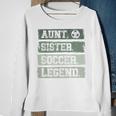 Tante Schwester Fußballlegende Used-Legende Grunge F Sweatshirt Geschenke für alte Frauen