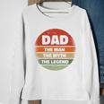 The Man The Myth The Legend Dad Retro Sweatshirt Gifts for Old Women