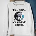 The Orca Is My Spirit Animal Sweatshirt Gifts for Old Women