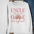 Uncle Of Little Miss Onederful 1St Bday Boho Rainbow Gift For Mens Sweatshirt Gifts for Old Women
