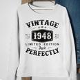 Vintage 1948 75 Years Old 75Th Birthday Gifts For Men Sweatshirt Gifts for Old Women