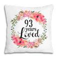 93Rd Birthday Gifts 93 Years Old Loved Awesome Since 1928 Gift For Womens Pillow