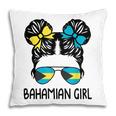 Bahamian Girl Messy Hair Bahamas Pride Patriotic Womens Kids Pillow