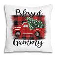 Blessed Gammy Red Truck Vintage Christmas Tree Pillow