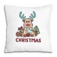 Cute Reindeer Christmas V2 Pillow
