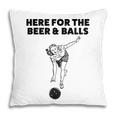 Funny Bowling Gift For Women Wife Mom Grandma Pillow