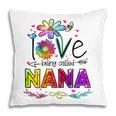 I Love Being Called Nana Daisy Flower Cute Mothers Day Gift For Womens Pillow