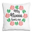Kids My Nonna Loves Me Mothers Day Xmas Italian Grandma Girl Pillow