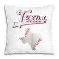 Vintage Texas Baseball Game Day Ranger Gift For Womens Pillow