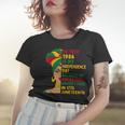 1986 Junenth Is My Independence Day Black African Womens Women T-shirt Gifts for Her