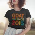 7 Geburtstag 7 Jahre Alte Ziege Seit 2015 Frauen Tshirt Geschenke für Sie