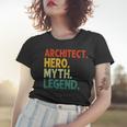 Architect Hero Myth Legend Retro Vintage Architekt Frauen Tshirt Geschenke für Sie