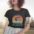Best Corgi Dad Ever Retro Vintage 60S 70S Sunset Gift Women T-shirt Gifts for Her